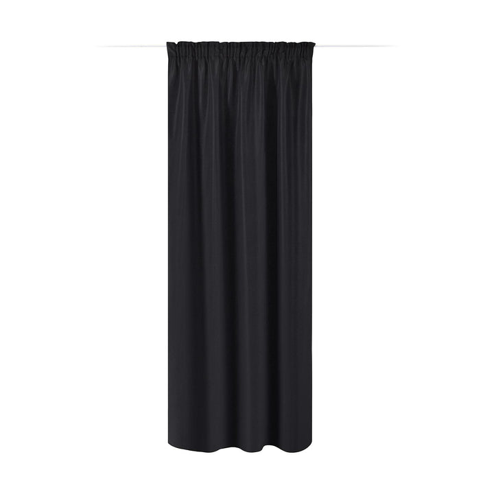 JEMIDI Vorhang blickdicht 140x250cm - Gardine mit Kräuselband Universalband - 100% Polyester Schal l