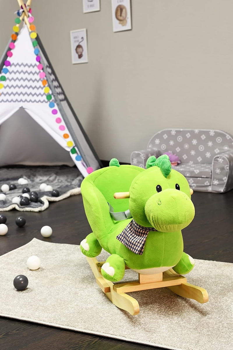 KNORRTOYS.COM 40620 Schaukeltier Dinosaurier, grün