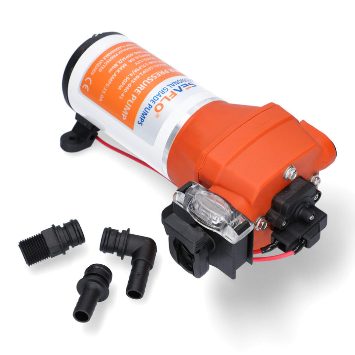 Seaflo SFDP1-045-040-41 12 Volt, 17 LPM, 2,8 Bar 4-Kammer Membranpumpe