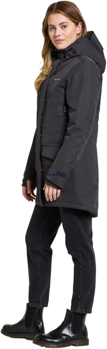 Didriksons Damen Frida 7 Parka Winterjacke, 38 Dark Night Blue