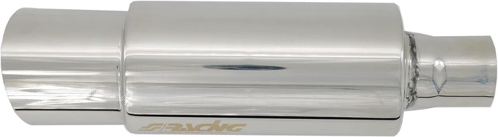 Simoni Racing ESR086 Exhaust Muffler Rounded, Inox