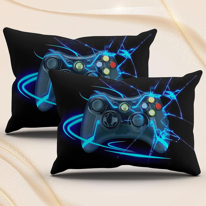 LLTTEER Gamepad Bettwäsche Set Jungen Gamer Bettbezug Set Jungen Gamepad Bettwäsche Set 3D Effekt Ga