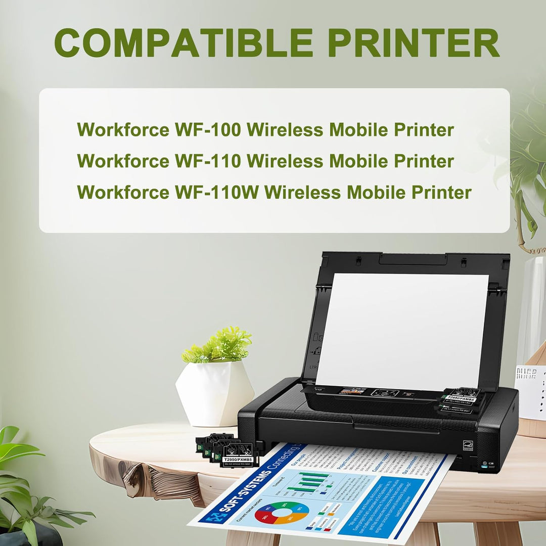 Hallosun T2950 T295000 C13T295000 PXMB5 Wartungsbox kompatibel mit Epson Workforce WF-100 WF-110 WF-