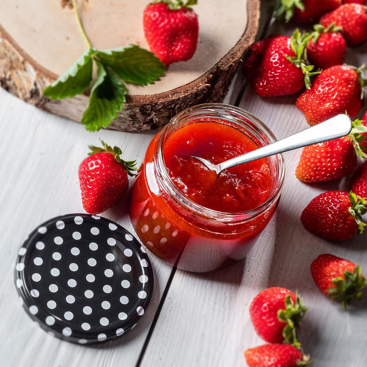 KADAX 10er Set Marmeladengläser 330ml TO82, Einmachgläser Vorratsgläser Mason Jar mit Schraubdeckel,