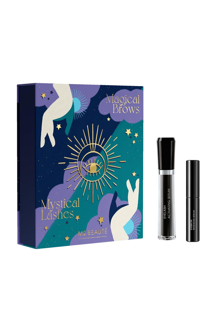M2 BEAUTÉ - Mystical Brows & Lashes Set – Activating Serum (4ml) + Renewing Serum (1,5 ml)