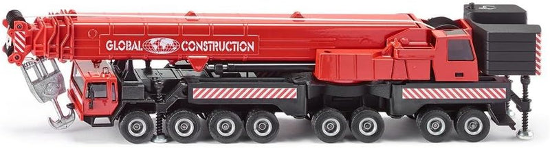 siku 4311, Grosskran Mega Lifter, 1:55, Metall/Kunststoff, Rot, Ausziehbarer Kranarm, Seilwinde, Gro