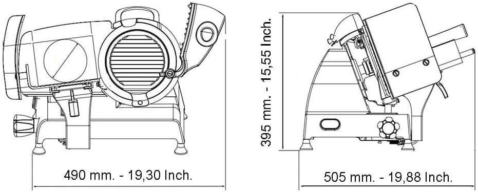 Berkel Aufschnittmaschine Red Line Rot, Rot