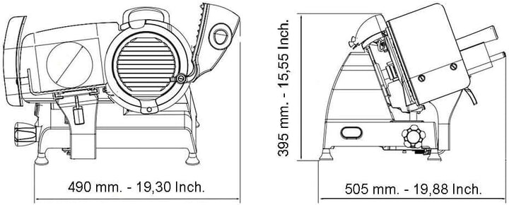 Berkel Aufschnittmaschine Red Line Rot, Rot
