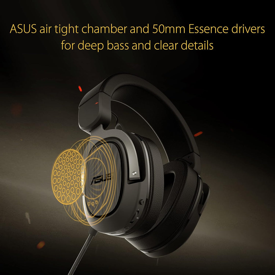 ASUS - Casque TUF Gaming H3 Wireless Wireless TUF H3 Schwarz, Wireless TUF H3 Schwarz