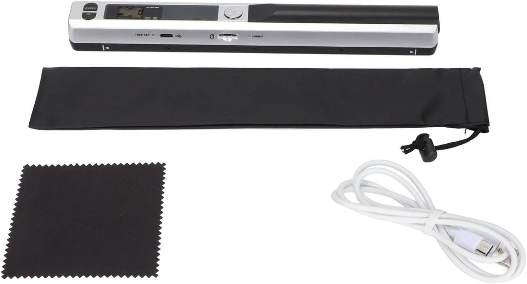 Tragbarer Handscanner für A4-Dokumente, 300 600 900 DPI Dokumentenscanner für Geschäftsfotos, Bildbe