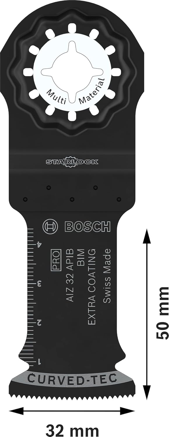 Bosch 5x PRO Multi Material AIZ 32 APIB Blatt für Multifunktionswerkzeuge (für Holz mit Nägeln, Sand