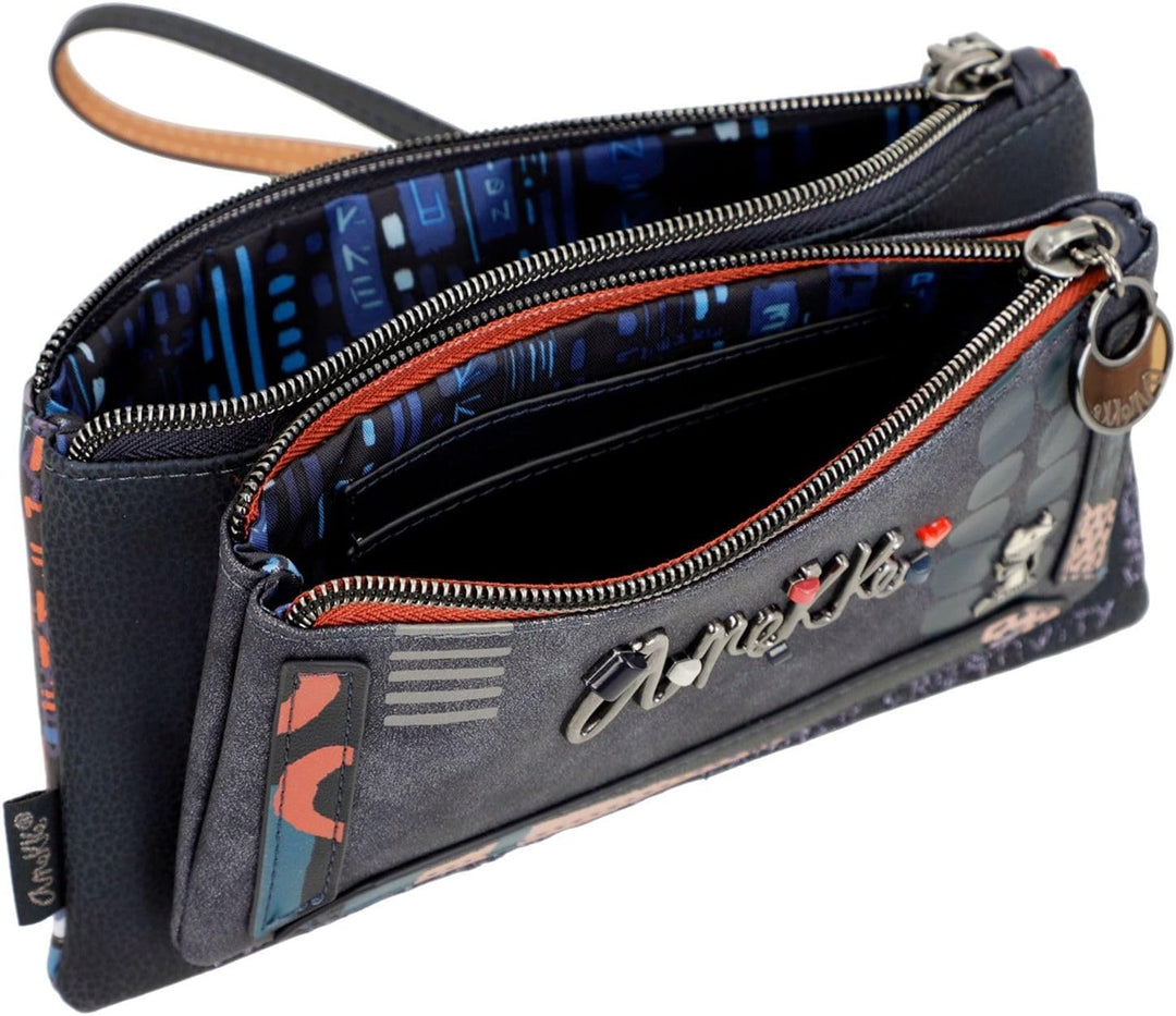 Anekke Contemporary Nagare Wallet Purse L Multicolor