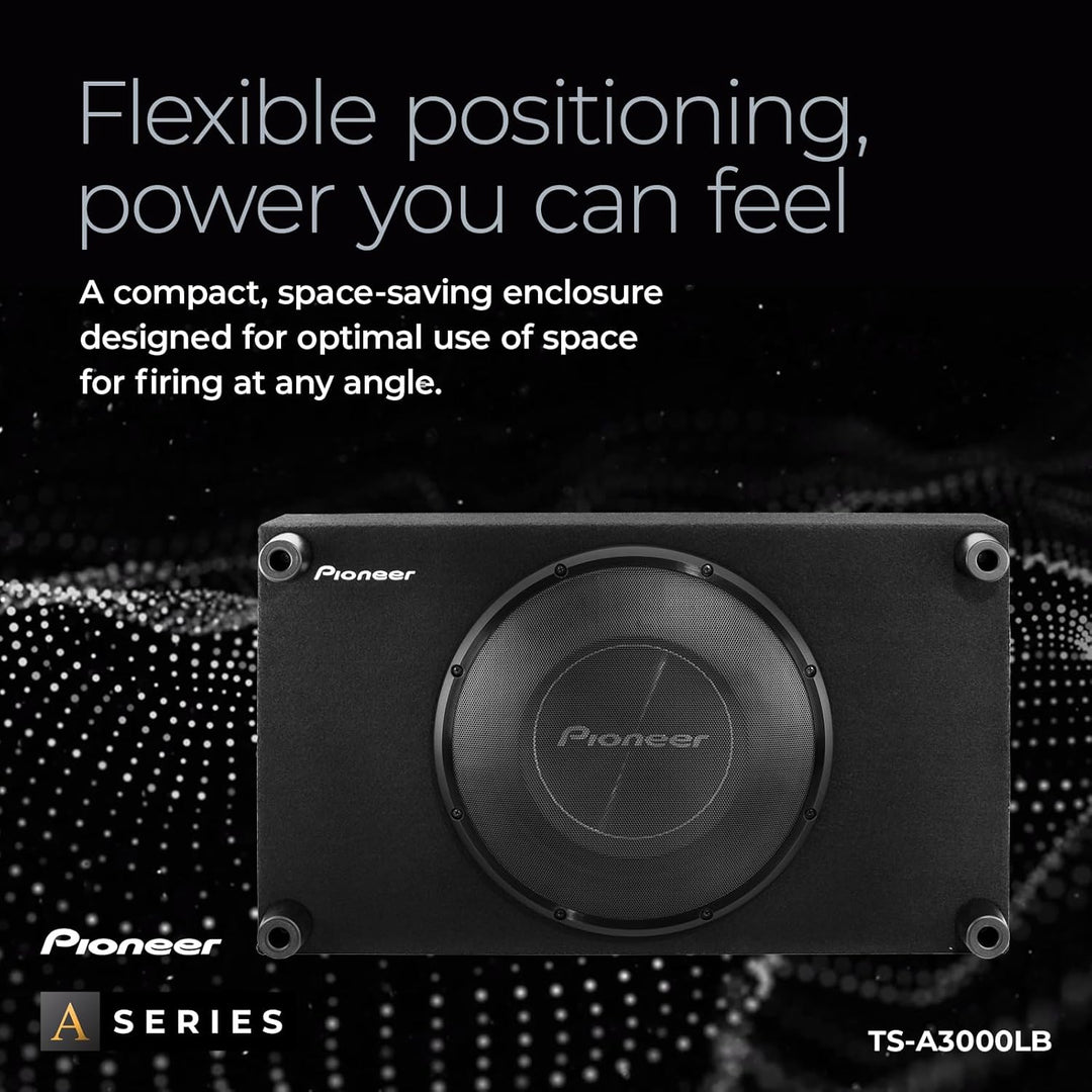 Pioneer TS-A3000LB Passiv Subwoofer, leistungsstarker Gehäuse Subwoofer mit 1500 W Maximalleistung,