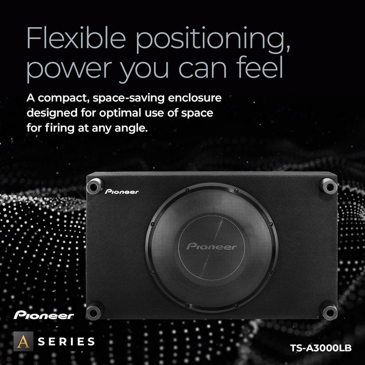 Pioneer TS-A3000LB Passiv Subwoofer, leistungsstarker Gehäuse Subwoofer mit 1500 W Maximalleistung,