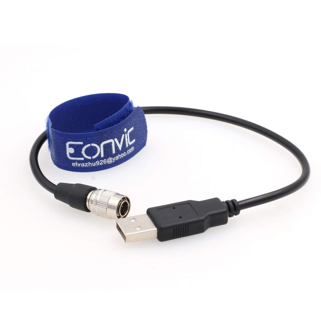 Eonvic Hirose USB-Stromkabel für Zoom F4 F8 Soundgeräte 633/644/688 Recorder 4 Pin Hirose USB Cable,