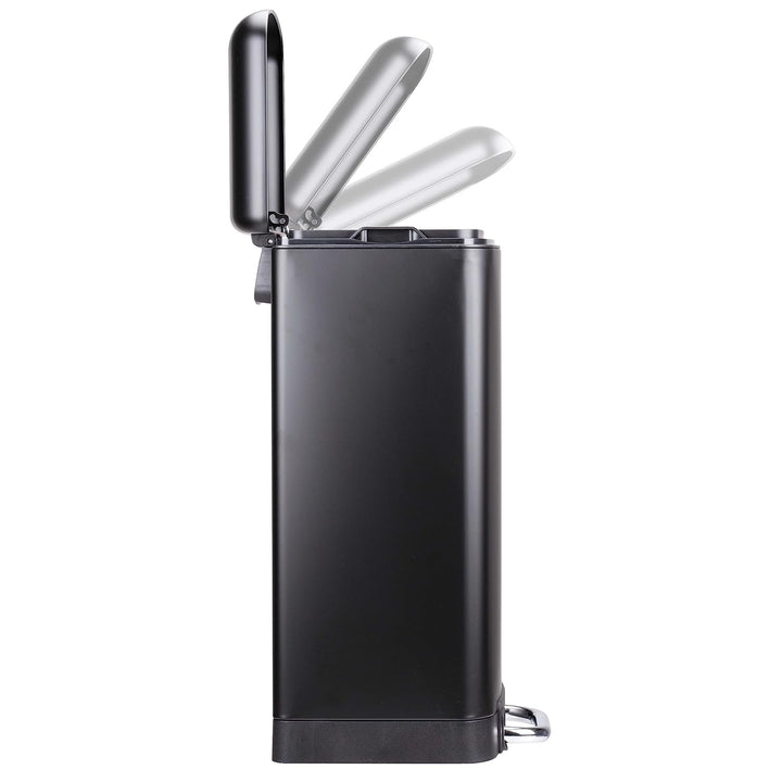 Dirt Devil BLACK+DECKER Tretmülleimer 30L – Mülleimer Küche mit Soft Close – Abfalleimer aus Edelsta