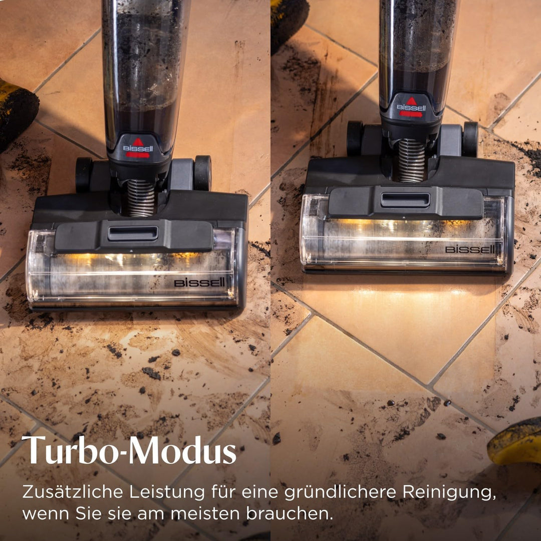 BISSELL Crosswave OmniForce EdgeFind, kabelloser Staubsauger mit Wischfunktion, Staubsauger und Wisc