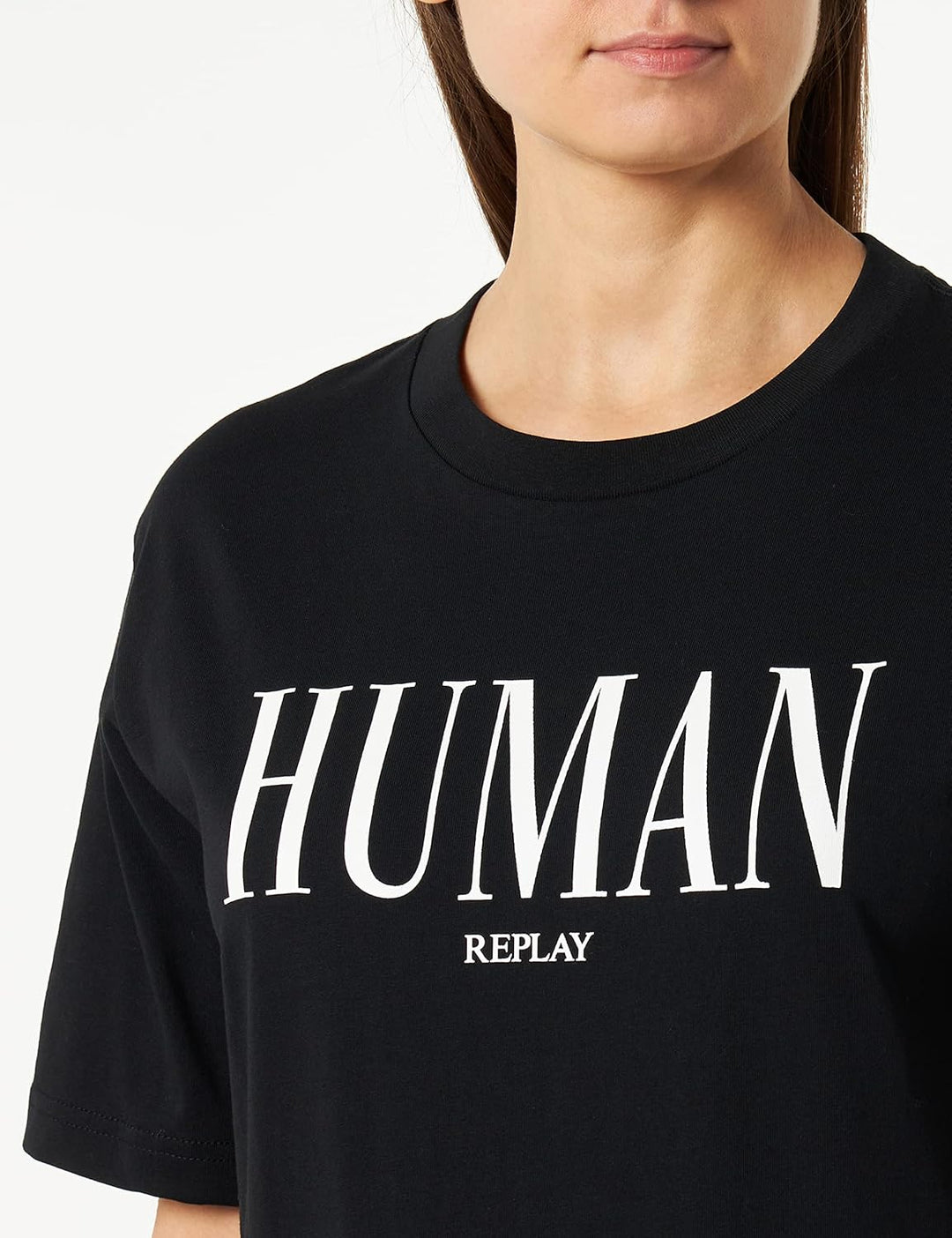Replay Damen T-Shirt, XS 098 Black