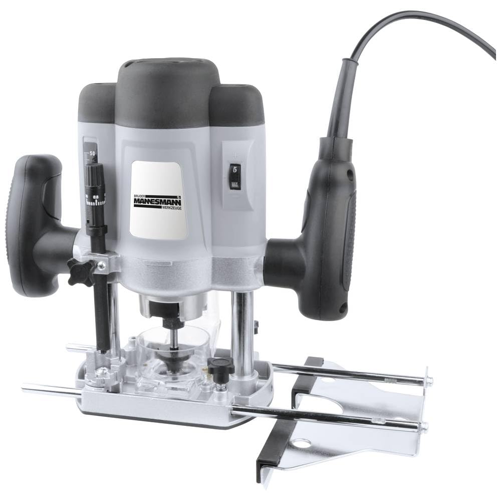 Brüder Mannesmann M12868 Elektrische Oberfräse mit 6 Fräsern