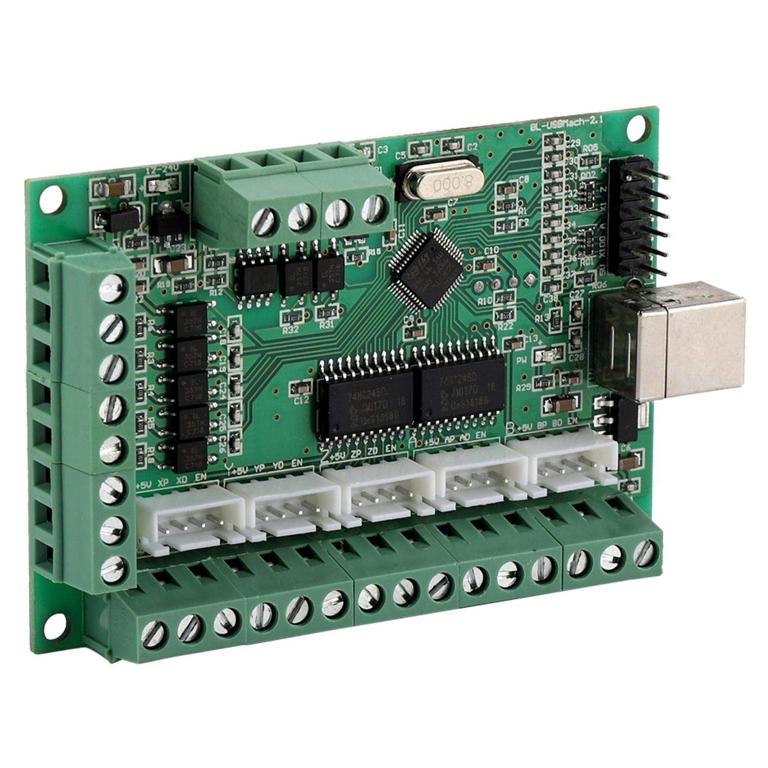 12-24V-Treiberplatine, CNC-USB-Mach3-Platine, 5-Achsen-Schnittstellentreiber Motion Controller