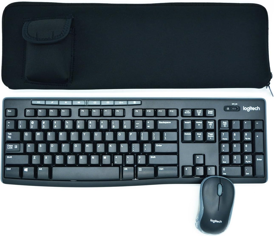 Orchidtent Neopren Tastaturhülle - Portable Protection Tragetasche Tasche mit Maus Tasche für Logite