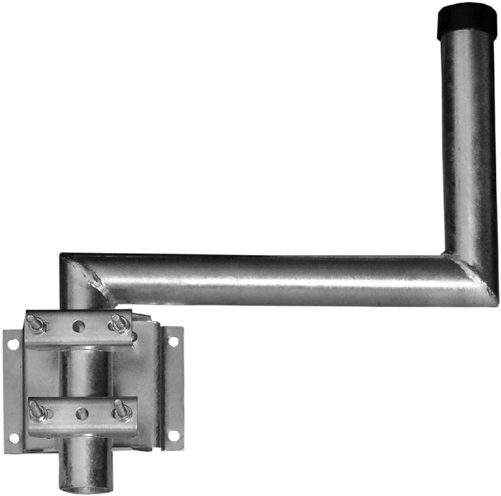 A.S.Sat 24245 Wandhalter feuerverzinkter Stahl variabel 45 cm Wandabstand gewinkelt S-Form