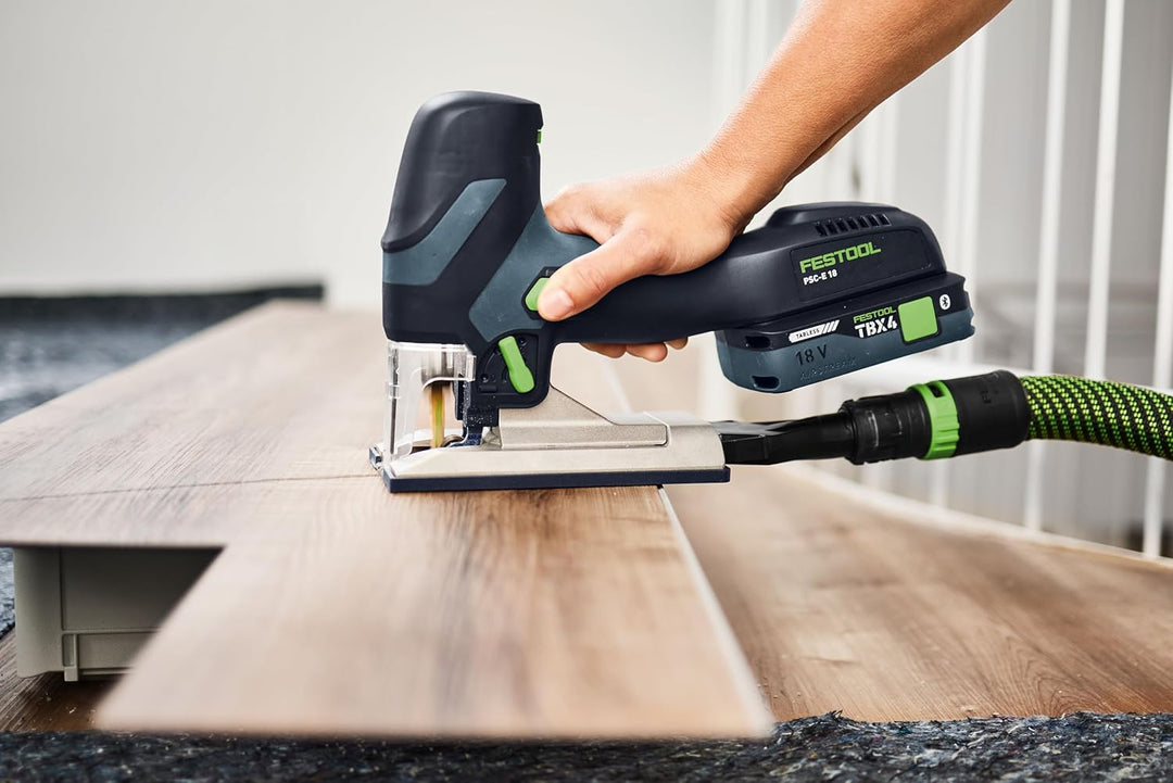 Festool PSC-E 18 EB-Basic Akku-Stichsäge 18 V, 23 mm Hub, kompakt & leicht für präzise Schnitte, erg