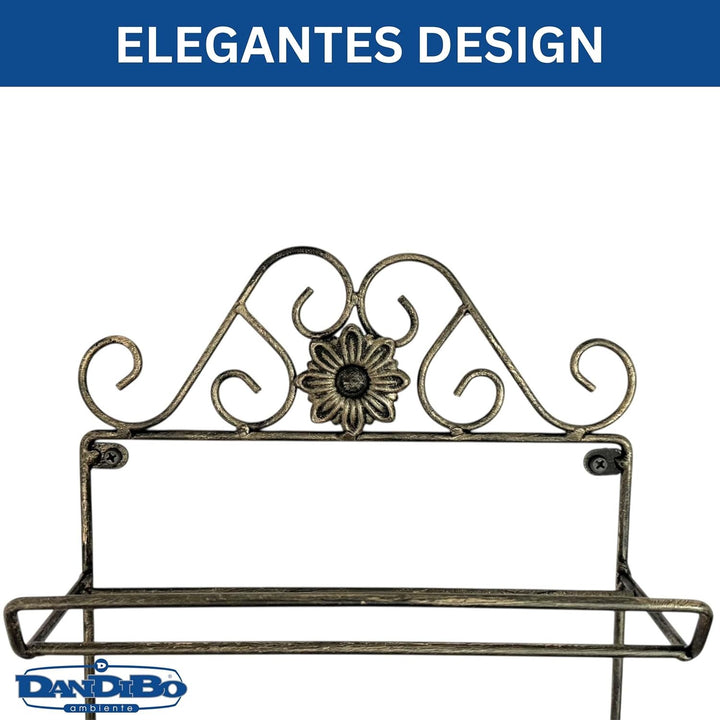 DanDiBo Weinregal Wand Metall Schwarz 240404 Flaschenregal Schmal Wandmontage Wine Rack Weinflaschen