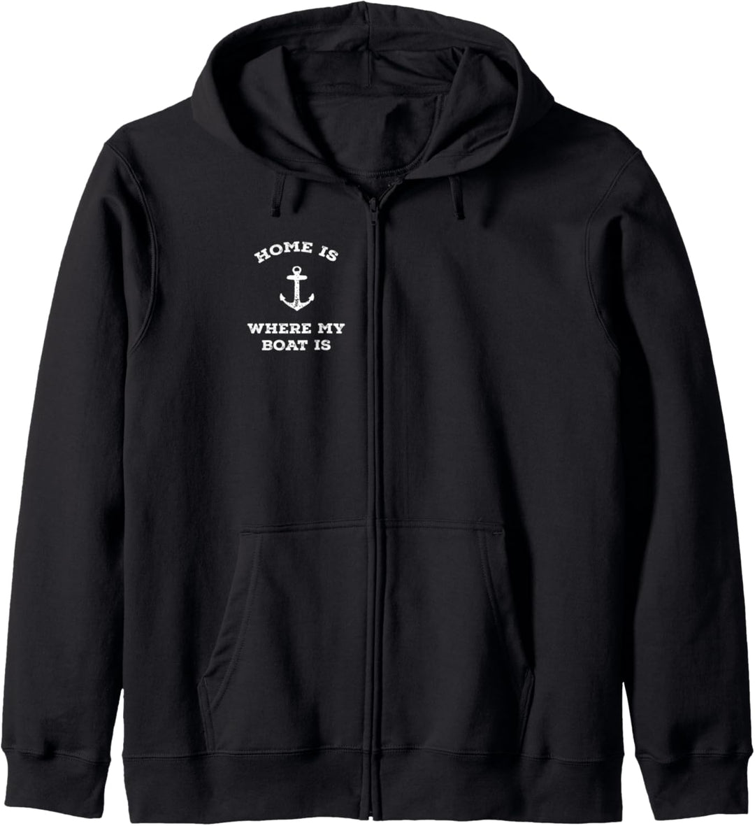 Zuhause ist wo mein Boot ist Kapuzenjacke