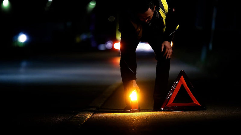 Osram LEDguardian TRUCK FLARE Signal TA19, aufstellbare LED Warnleuchte für LKW, Bus, Fahrzeuge über