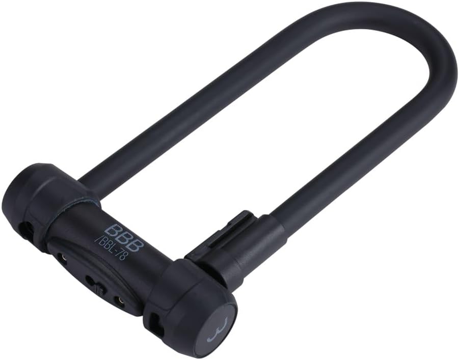 BBB Cycling Fahrradschloss mit Schlüssel Secure U ART-3,SoldSecure Gold Zertifiziert Hochsicherheits