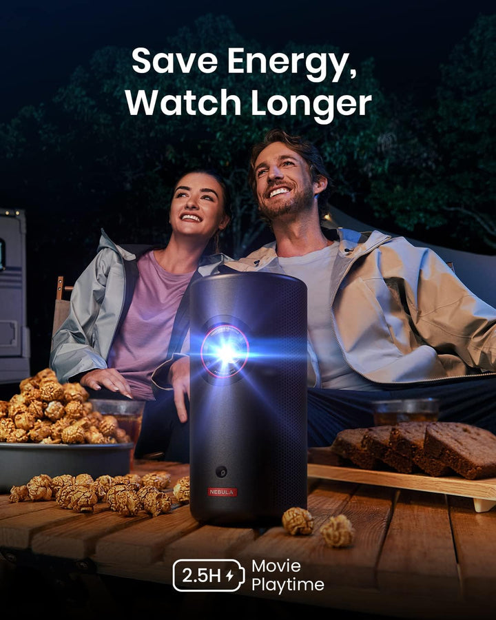 Nebula Anker Capsule 3 Laser 1080p, Smart, WLAN, Mini-Beamer, Black, Dolby Digital, Autofokus, 120-Z