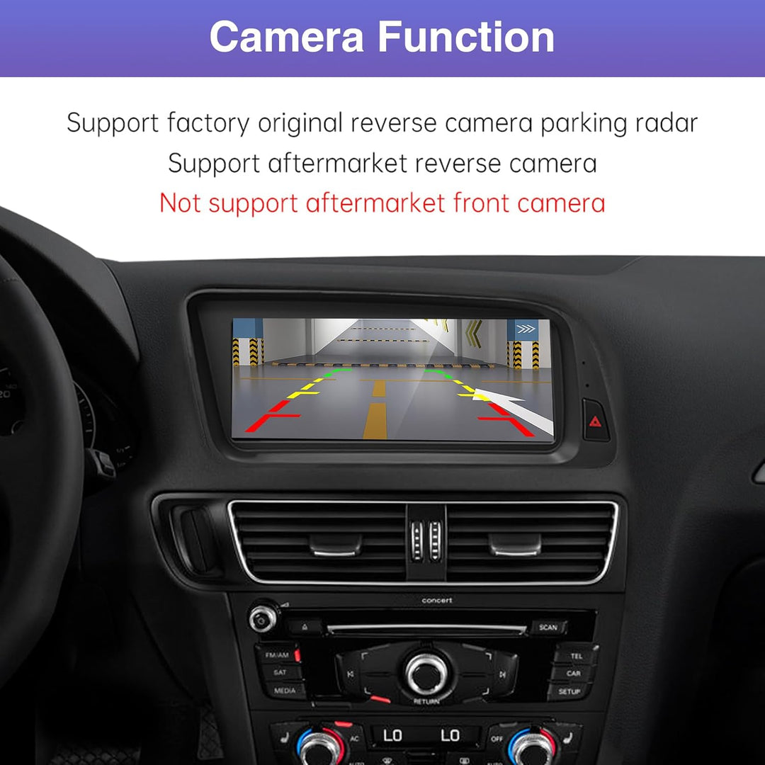 Road Top 8,9 Zoll Autoradio Drahtlos CarPlay Touchscreen für Audi Q5 2009-2017 Jahr mit 2GMMI, Autor