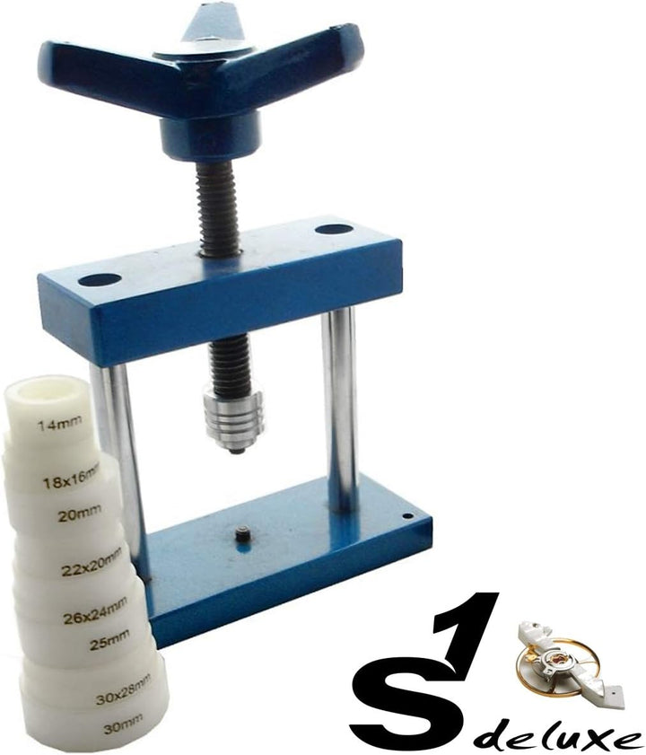 Einpresswerkzeug TITAN II zum Schliessen von Uhren mit eingepressten Böden