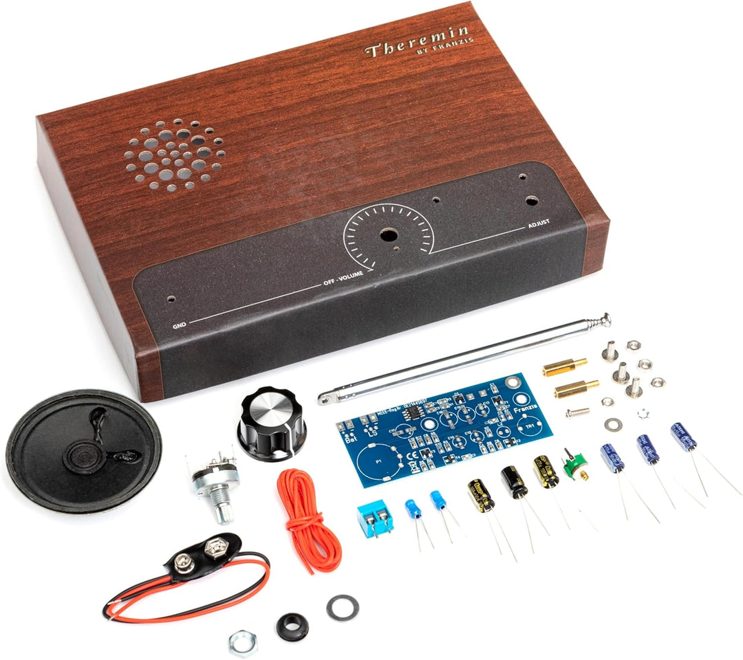 FRANZIS 65347 - Theremin selber bauen - Bausatz zum Löten, das kultige Musik-Instrument als Eigenbau