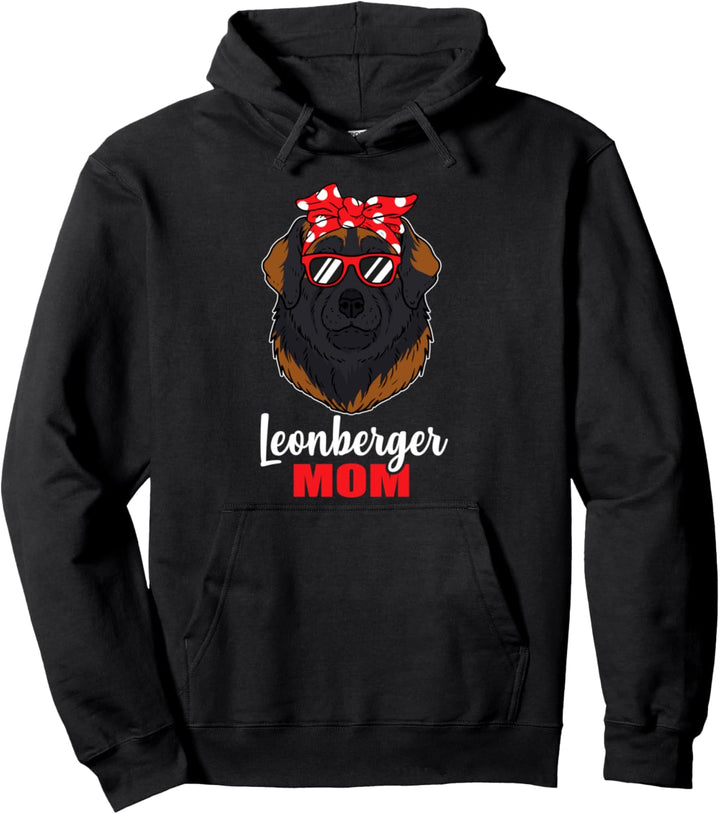 Lustiges Hunde Mama Geschenk Frauchen Leonberger Hund Pullover Hoodie