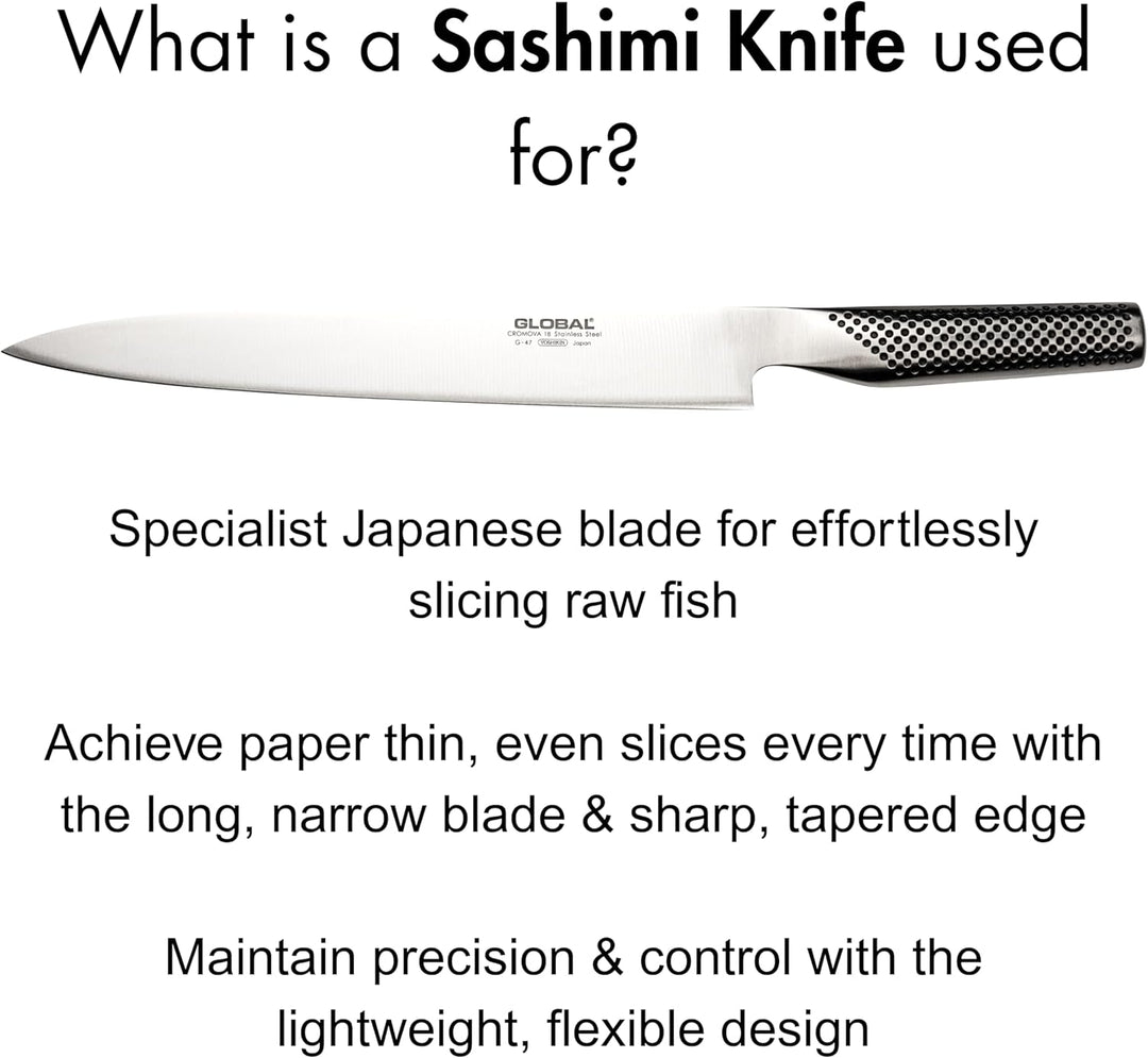 Global G47 Sashimi-Messer, 25 cm (G-47)