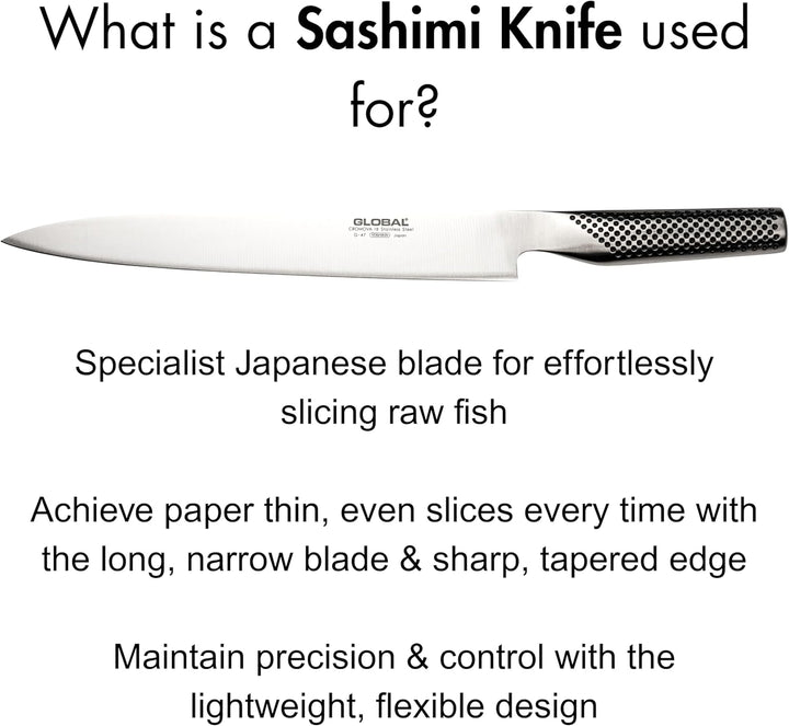 Global G47 Sashimi-Messer, 25 cm (G-47)