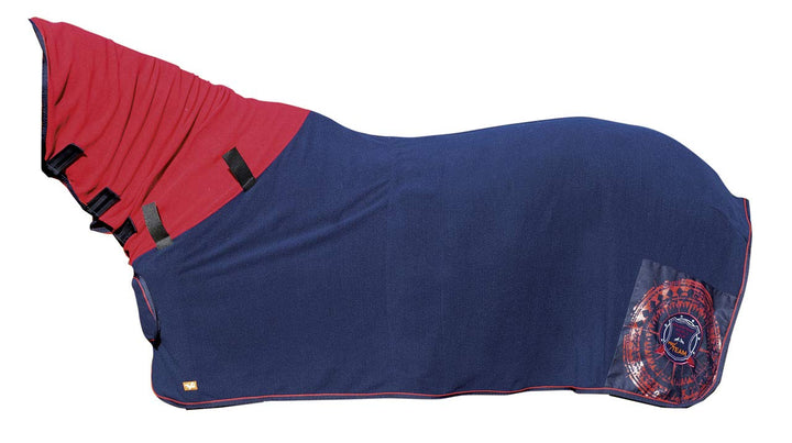 HKM 4057052282355 Abschwitzdecke Mit Halsteil-Hickstead-6900 Dunkelblau155 dunkelblau 155, dunkelbla