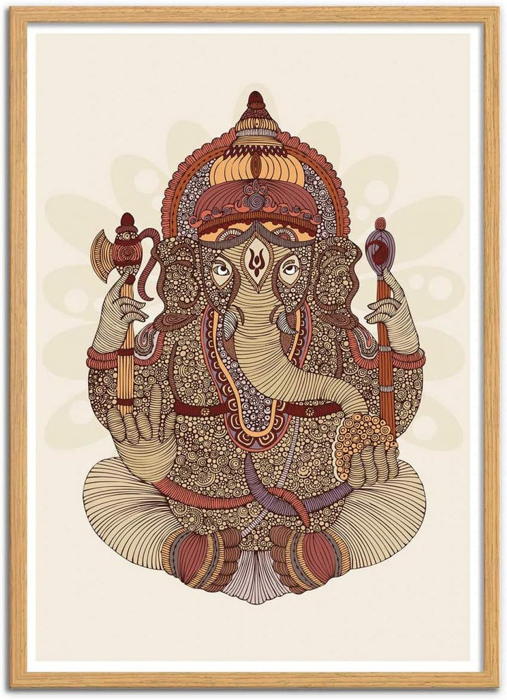 Wall Editions Art-Poster - Ganesha - Valentina Harper