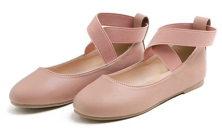 Feversole Girls Cute Belt Dress, Mädchen süsses Kleid Mary Jane Schuhe weiche Party Urlaub Ballerina