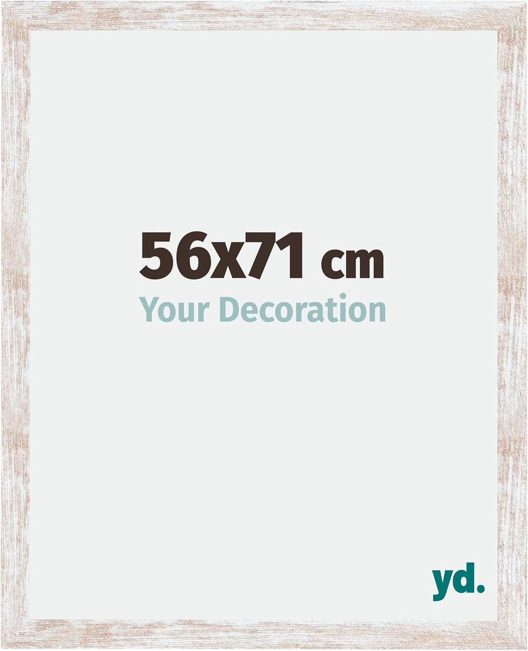 yd. Your Decoration - Bilderrahmen 56,00x71,00 cm - Bilderrahmen aus MDF mit Acrylglas - Antireflex