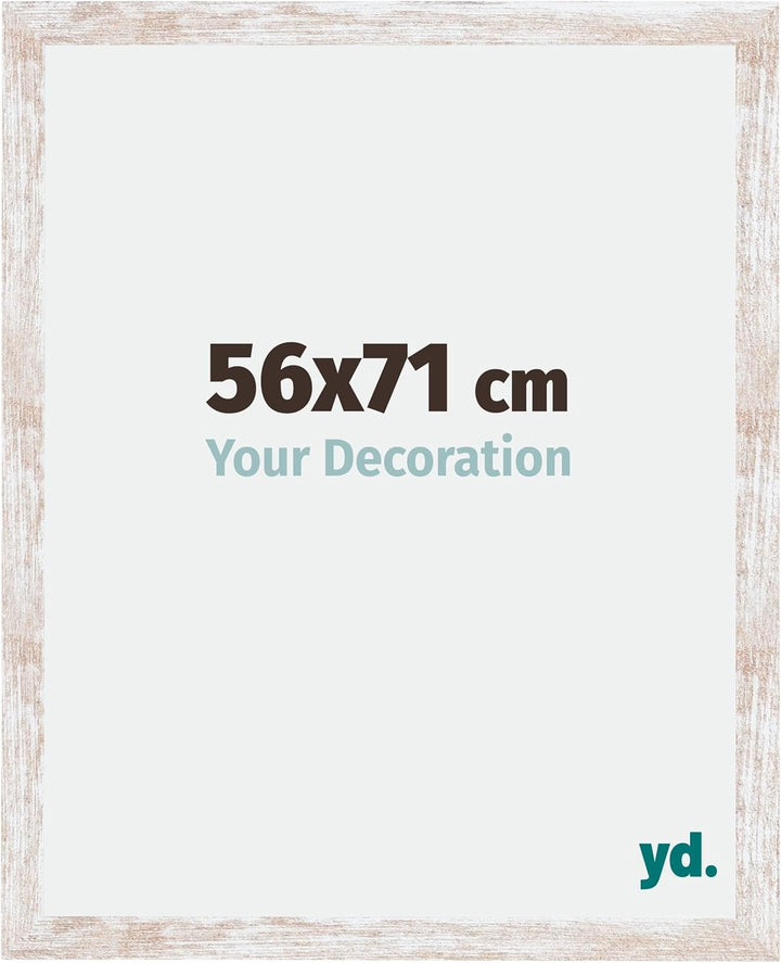 yd. Your Decoration - Bilderrahmen 56,00x71,00 cm - Bilderrahmen aus MDF mit Acrylglas - Antireflex