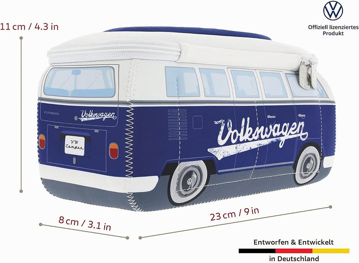 BRISA VW Collection - T1 Bulli Bus Kulturbeutel Kosmetiktasche | Volkswagen Universaltasche Waschbeu