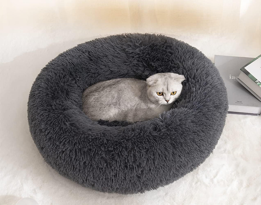 Hundebett Hunde Katzenbett Hundebett Donut Katzen Bett Hundebett Rund Kleines Haustierbett Für Hunde