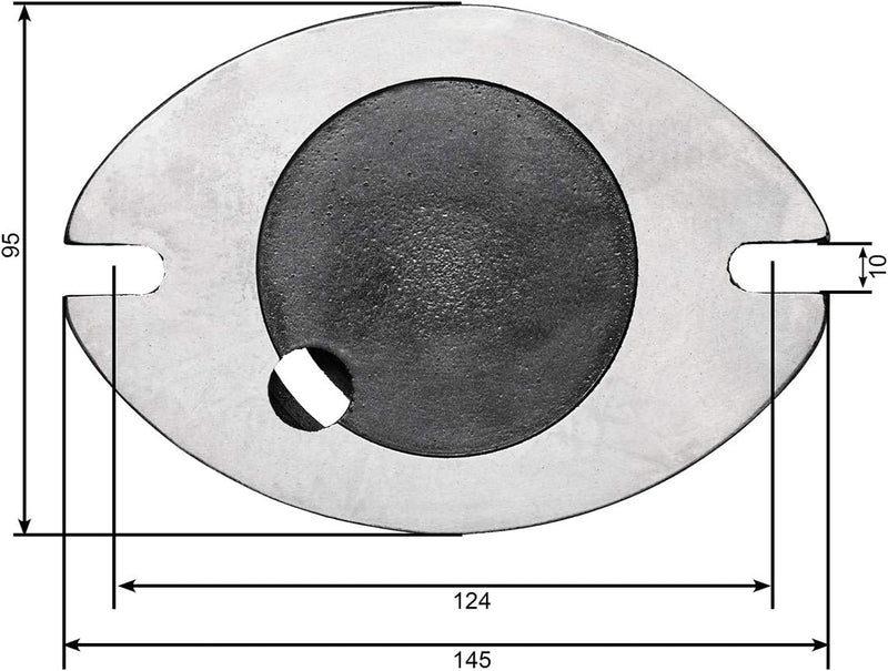 WABECO 3-Achsen Maschinenschraubstock 50 mm drehbar schwenkbar Schraubstock