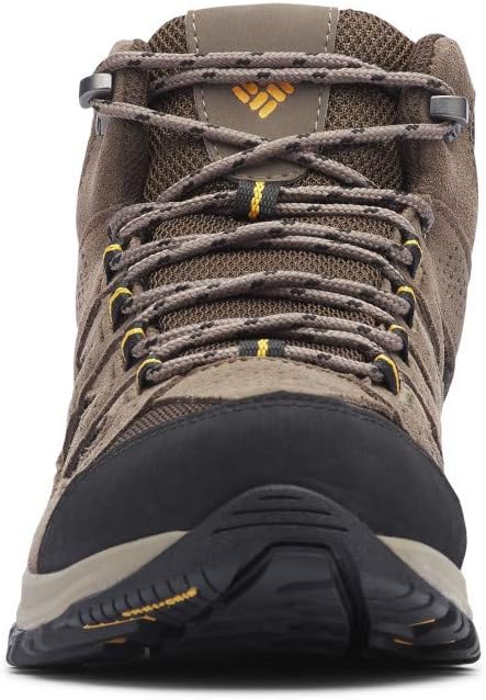 Columbia Crestwood Mid WP wasserdichte Wanderstiefel für Herren 40.5 EU Cordovan Squash, 40.5 EU Cor