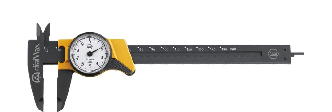 Wiha Uhrmessschieber dialMax® ESD Ablesung 0,1 mm (31439) 150 mm Uhrmessschieber dialMax ESD, Uhrmes