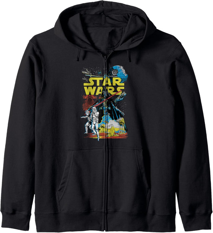 Star Wars Rebel Classic Poster Kapuzenjacke
