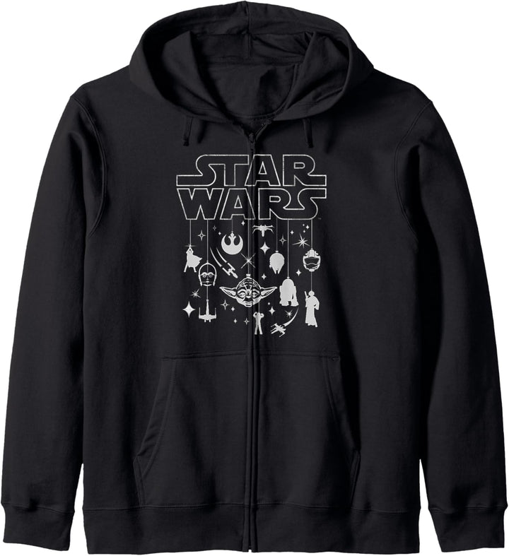 Star Wars Group Shot Christmas Ornament Collage Kapuzenjacke